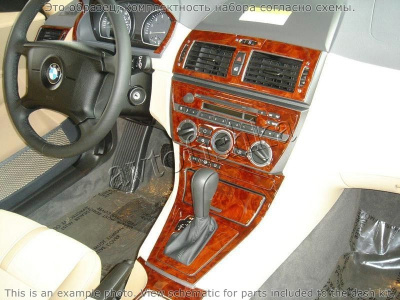 Декоративные накладки салона BMW X3 2004-2010 Кондиционер, Premium CD changer.