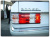 Mercedes S W126 (80-92) фонари задние прозрачные красно-белые, комплект 2 шт.